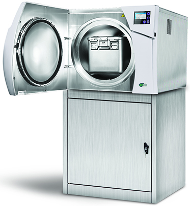 AC-470 Open with container and cabinet